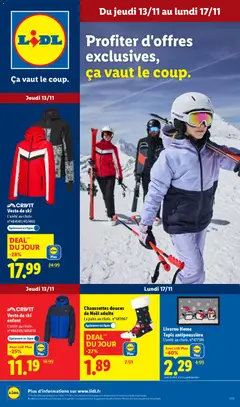 Prévisualisation de Catalogue les bonnes affaires de la semaine du magasin LIDL formulaire valide 13/11/2025