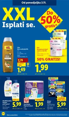 Pregled letka Katalog trgovine Lidl vrijedi od 03.11.2025 | Stranica: 14