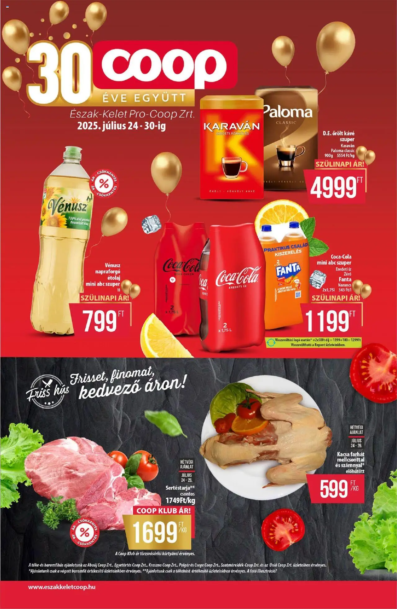 COOP aktuális szórólap, érvényes 2025.07.24.-től - 1 oldal
