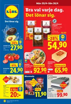 Förhandsgranska reklamblad Lidl erbjudanden från butik Lidl gäller från 20/04/2026