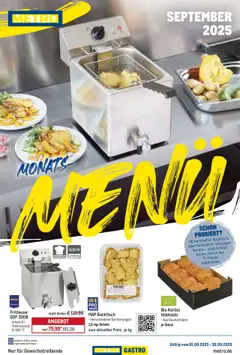 Vorschau von dem Prospekt des Geschäftes Metro, gültig ab dem 01.09.2025