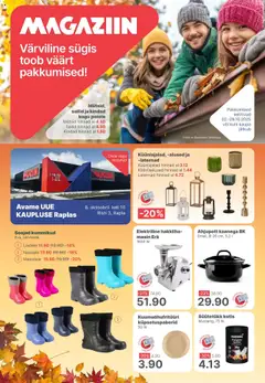 Magaziin kliendilehe eelvaade alates 2025.10.02