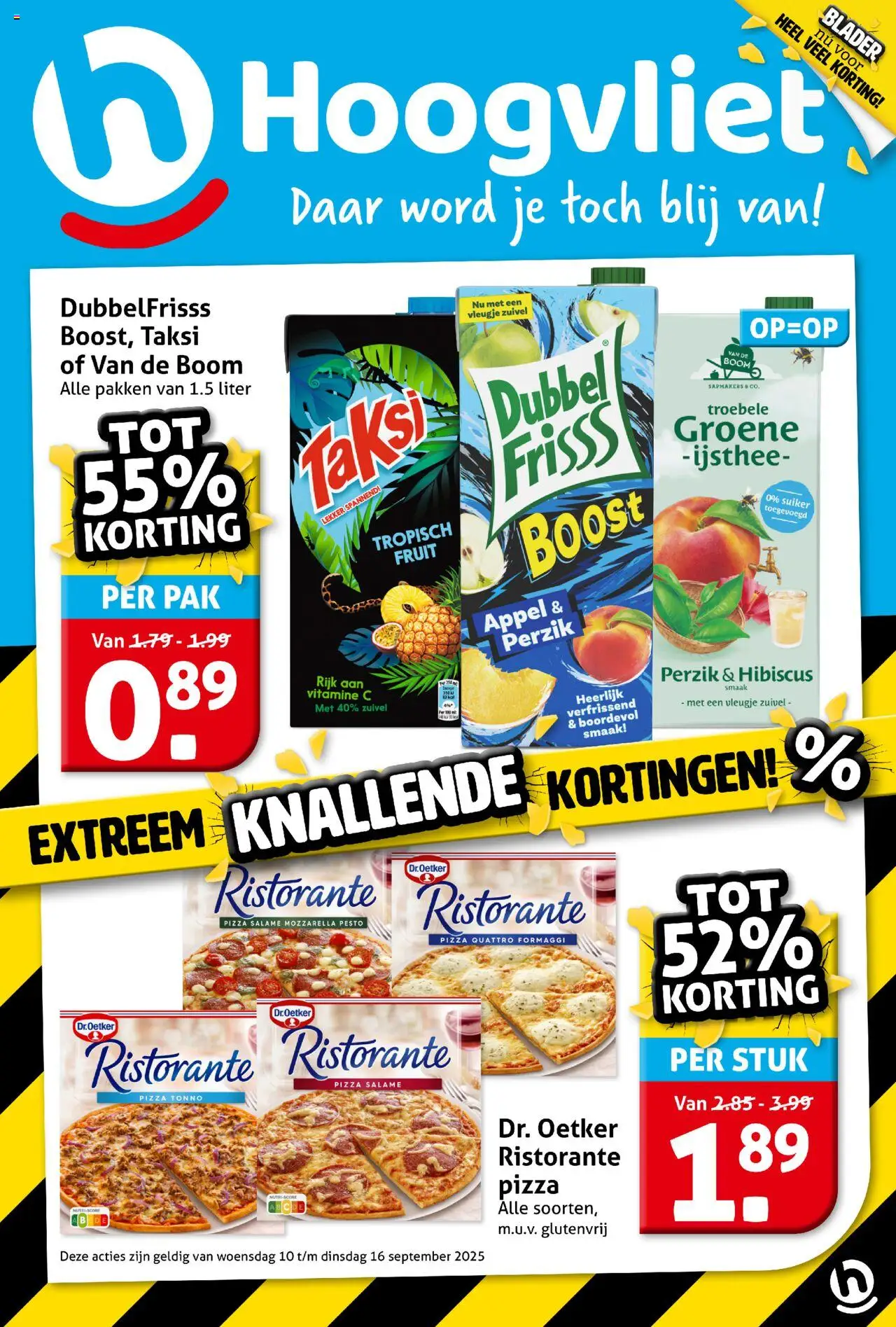 Hoogvliet shop Folder geldig vanaf 10-09-2025 - Paginanummer 1