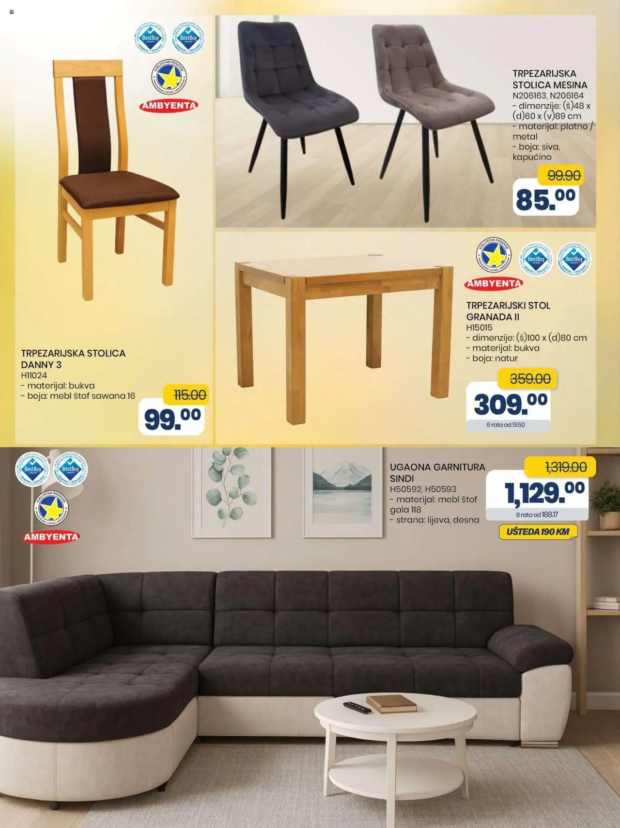 Pregled letka Katalog trgovine FIS vrijedi od 2025.10.10