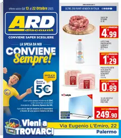 Anteprima dell'opuscolo Volantino Palermo dal negozio ARD Discount valido da 13/10/2025