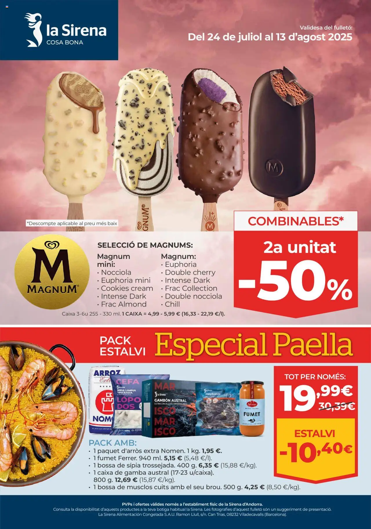 La Sirena Folleto > 24/07 - 13/08/2025 > Ofertas