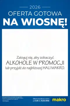 Pogląd gazetki "Na wiosnę" ze sklepu Makro ważnej od 03.03.2026