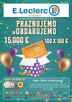 Predogled kataloga iz trgovine E.leclerc veljaven od 22.10.2025