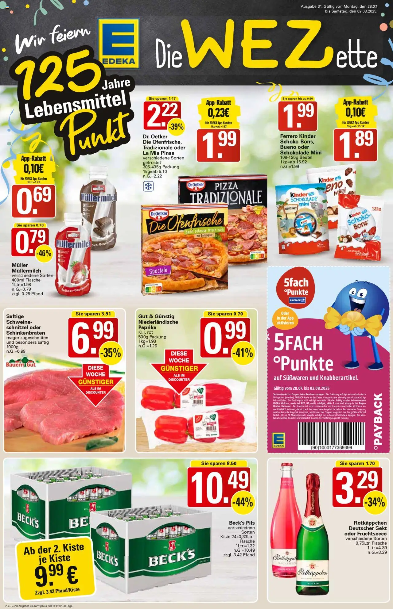 WEZ Prospekt (vom 28.07.2025 - 02.08.2025)