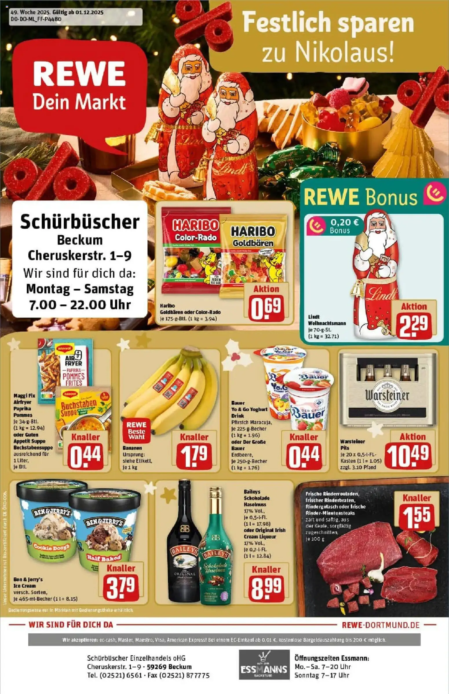 Vorschau von dem Prospekt des Geschäftes Rewe, gültig ab dem 01.12.2025
