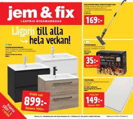 Förhandsgranska reklamblad Aktuella reklamblad Jem & Fix från butik Jem & Fix gäller från 19/01/2026