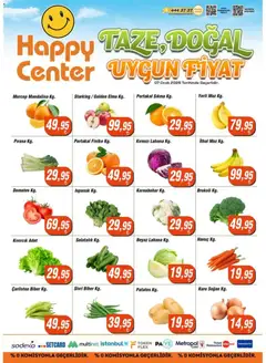 Happy Center Manav 07.01.2026 - Broşürünün önizlemesi