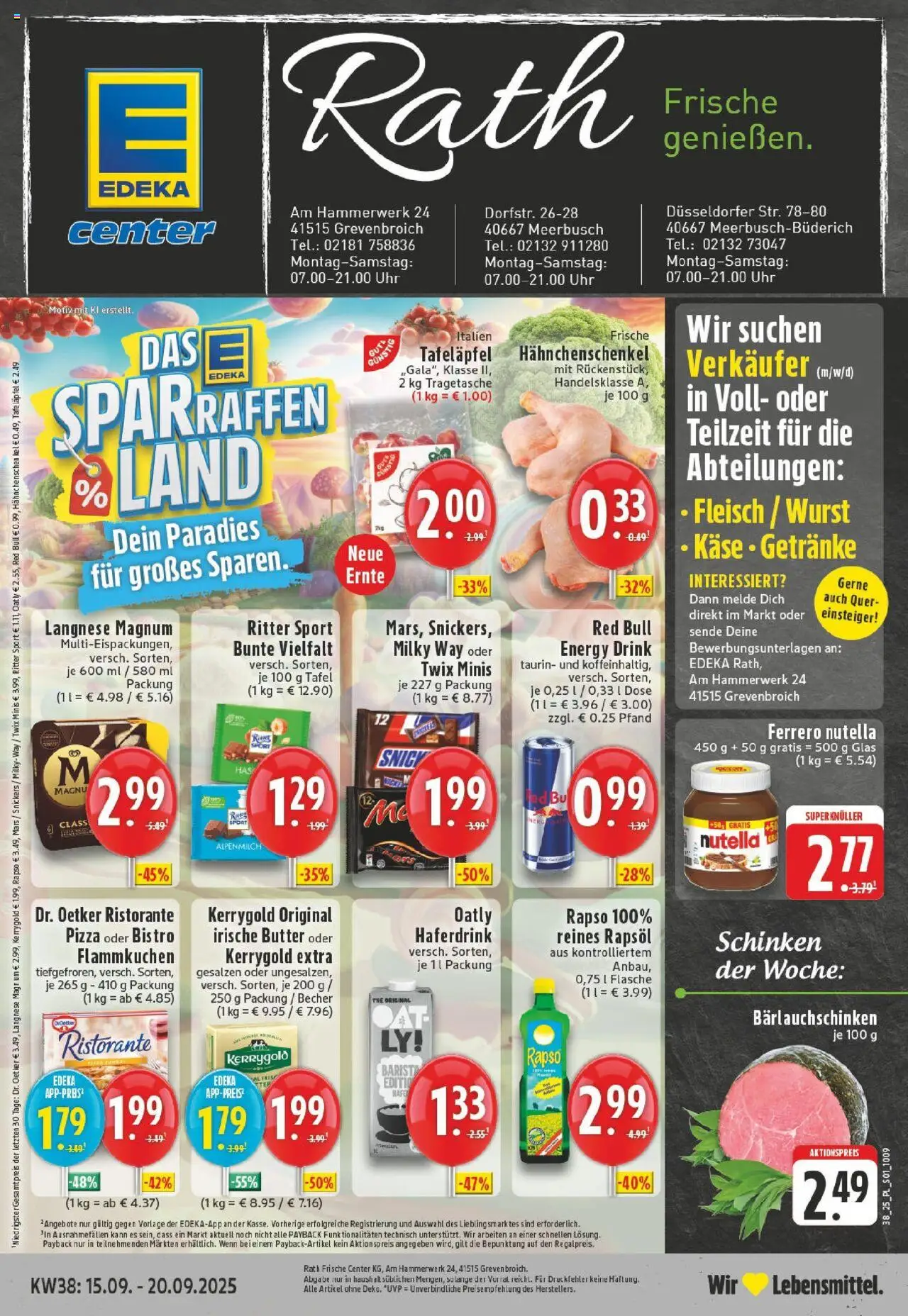 EDEKA Prospekt ab 14.09.2025 - Prospekt Grevenbroich Online
