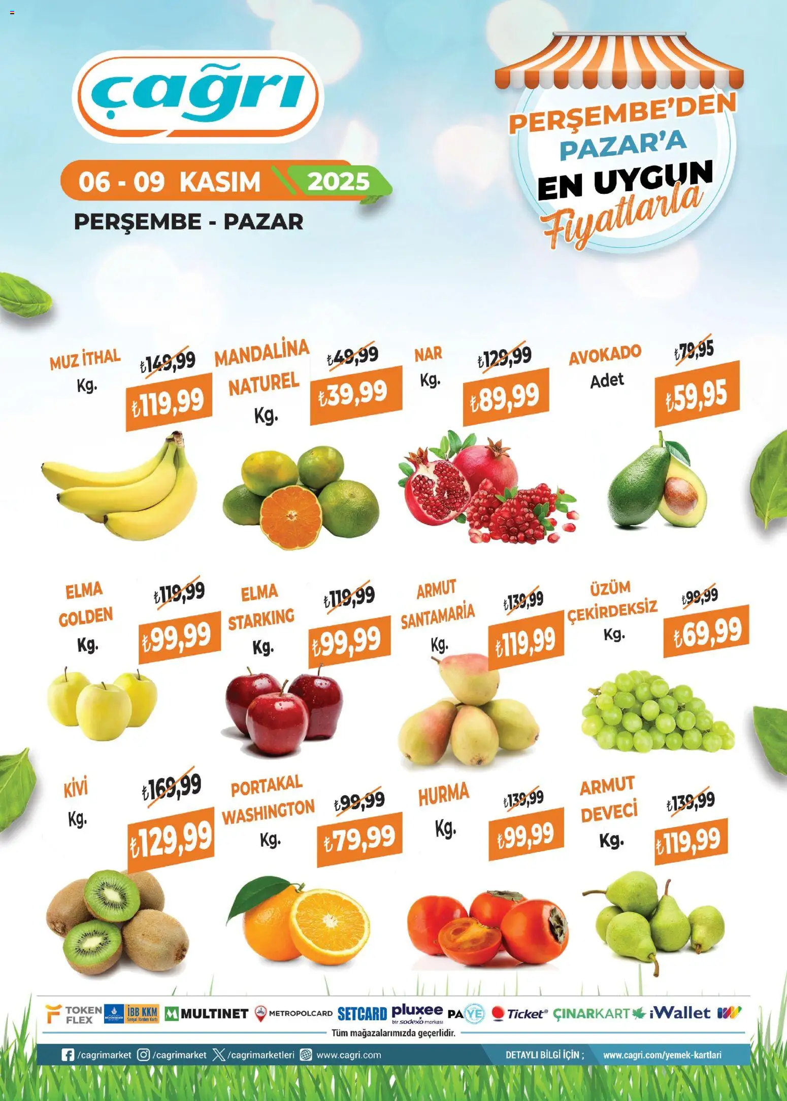 Çağrı Market Manav Katalog 06.11.2025 - Broşürünün önizlemesi
