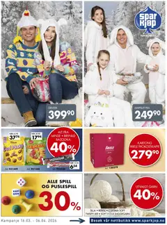 Forhåndsvis Spar Kjøp kundeavis fra butikk Spar Kjøp gyldig fra 16/03/2026
