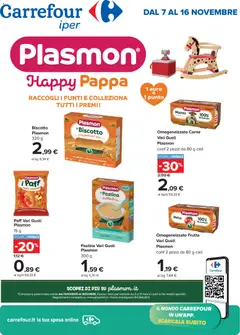 Anteprima dell'opuscolo Volantino Iper - Plasmon dal negozio Carrefour valido da 07/11/2025