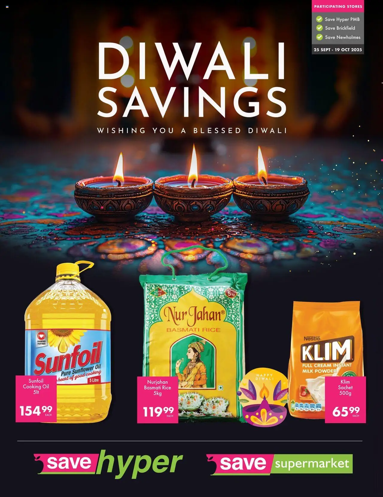Save Diwali Savings from 25/09 - 19/10/2025 > Promotions
