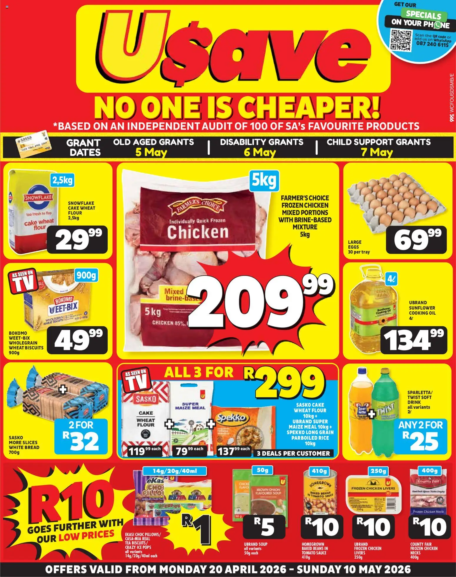 Preview of Usave flyer valid from 20/04/2026