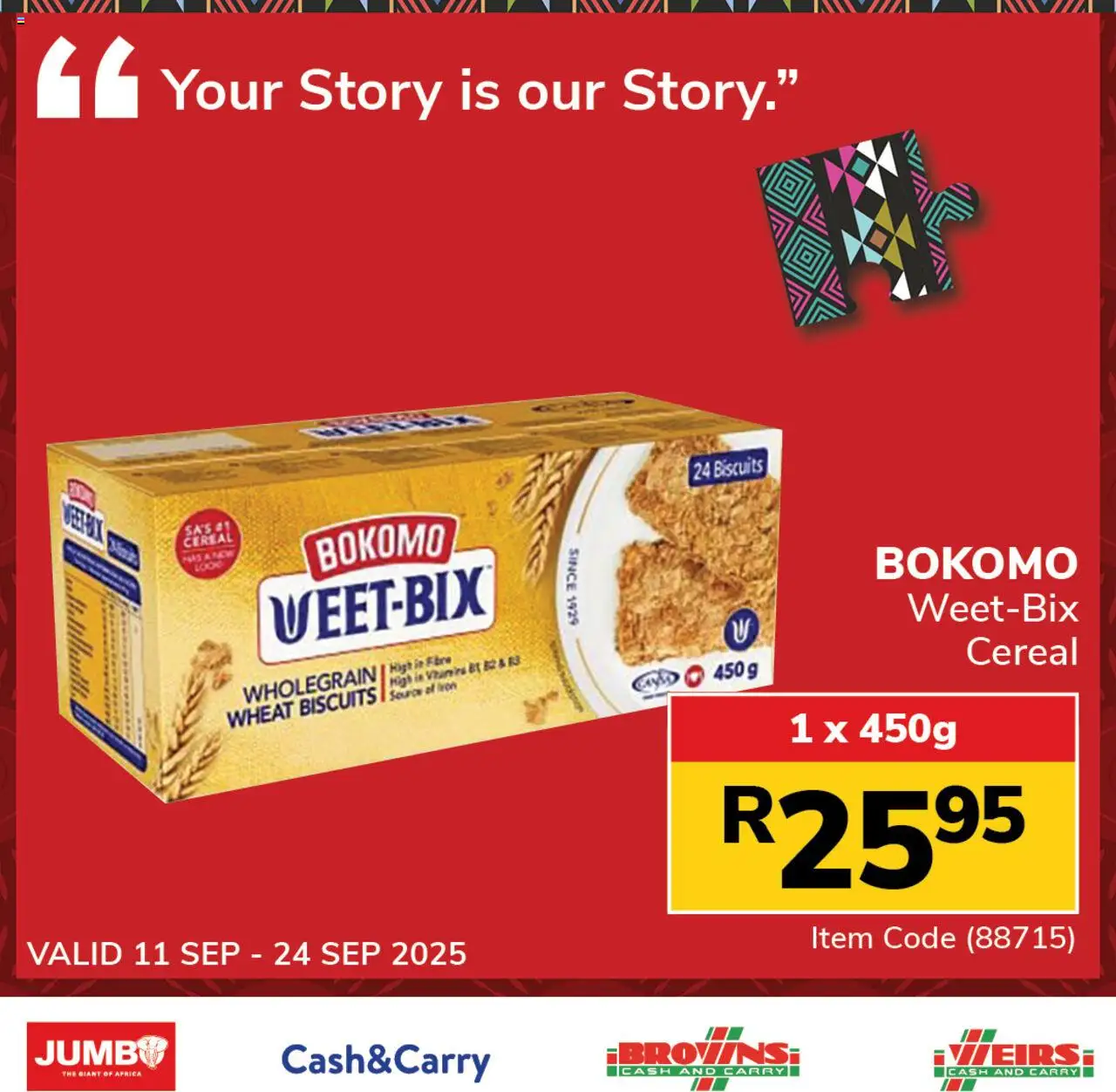 Jumbo Breakfast Specials from 11/09 - 24/09/2025 > Promotions