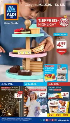 Vorschau von dem Prospekt des Geschäftes Aldi Süd, gültig ab dem 27.10.2025