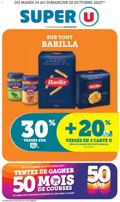 Prévisualisation de Catalogue Les prix bas de la semaine du magasin Super U formulaire valide 14/10/2025