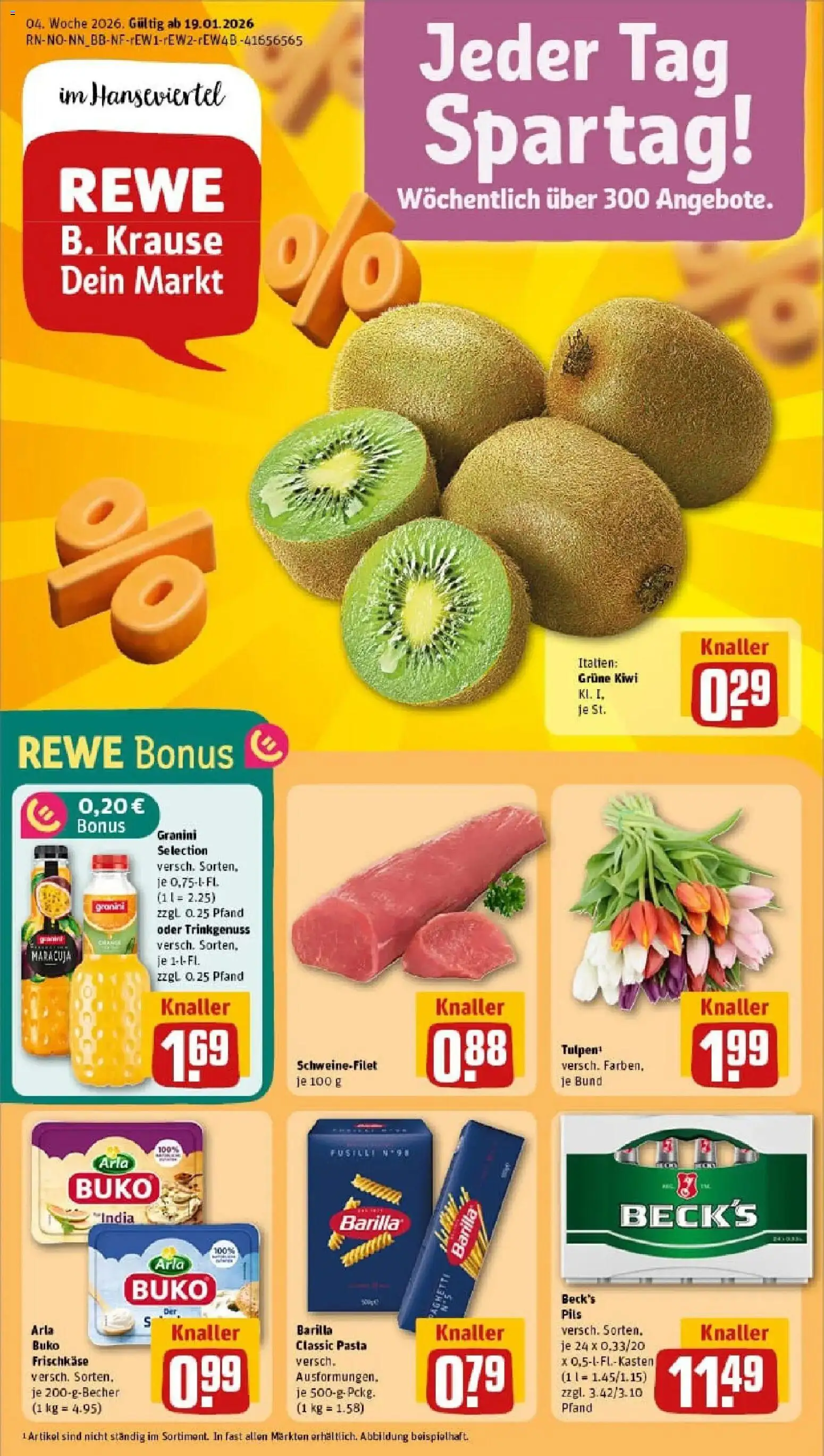 Vorschau von dem Prospekt des Geschäftes Rewe, gültig ab dem 18.01.2026