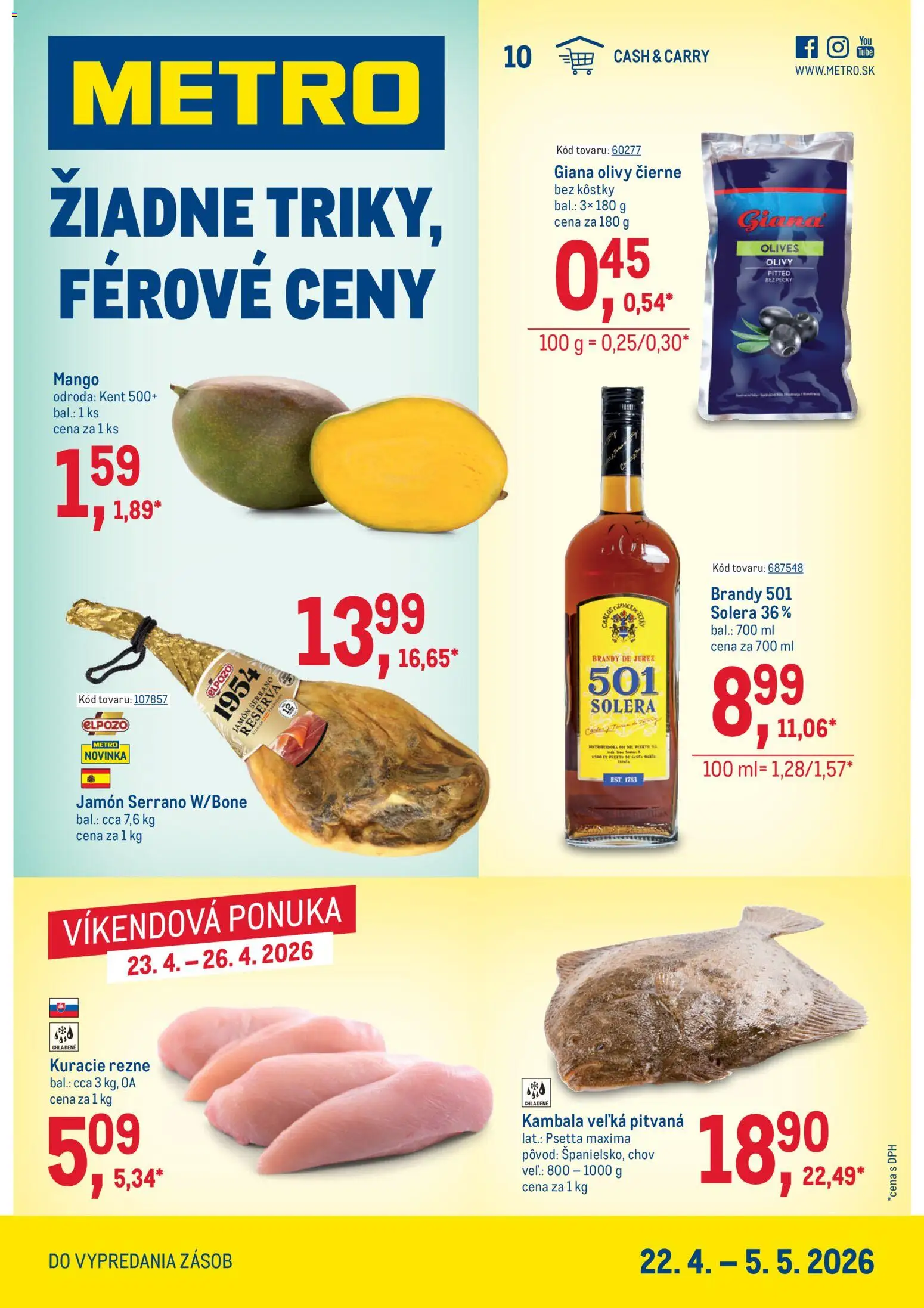 Náhľad Metro letáku platného od 22.04.2026