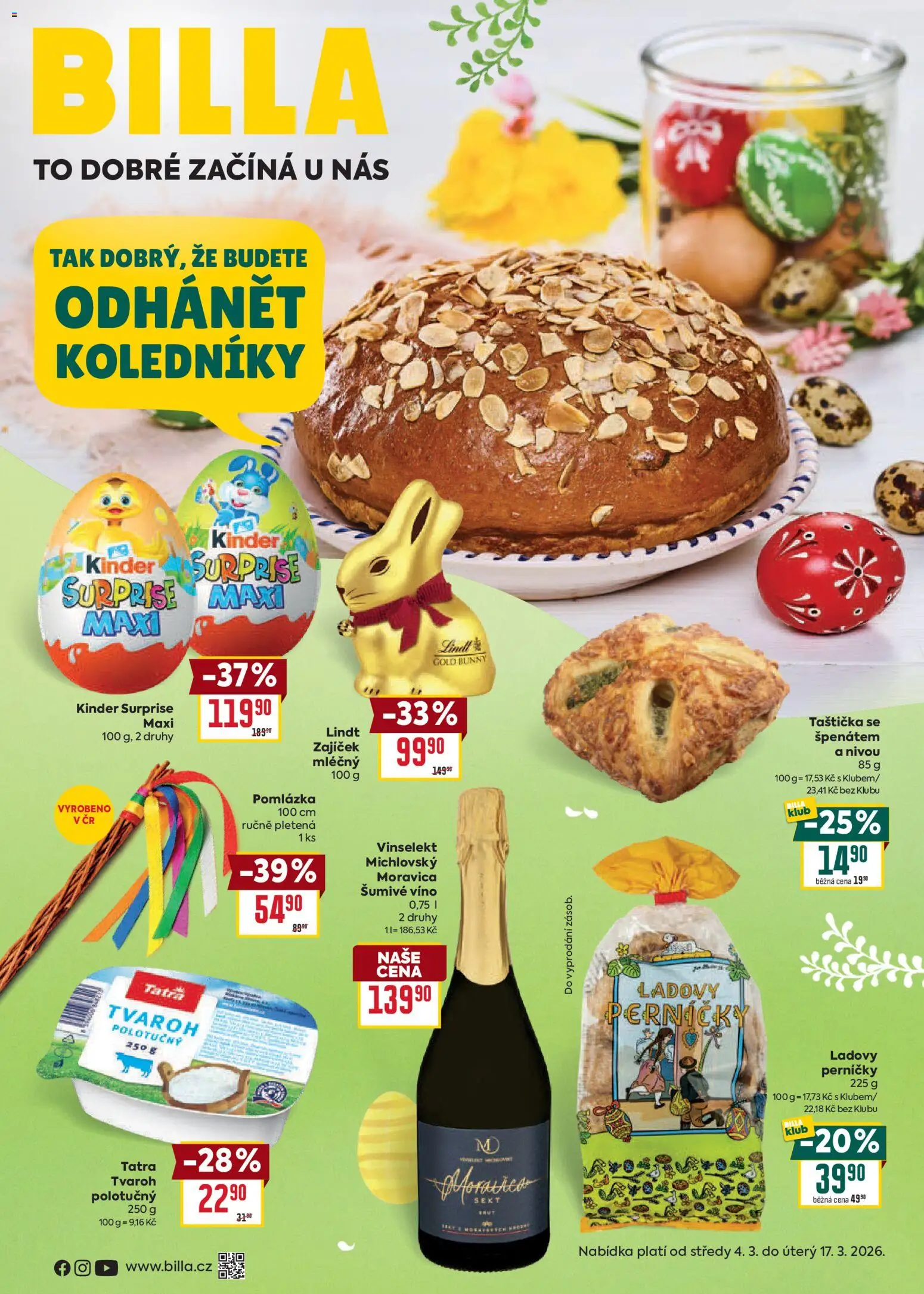 Náhled nabídky: Billa Billa leták - Velikonoce platný od 04.03.2026