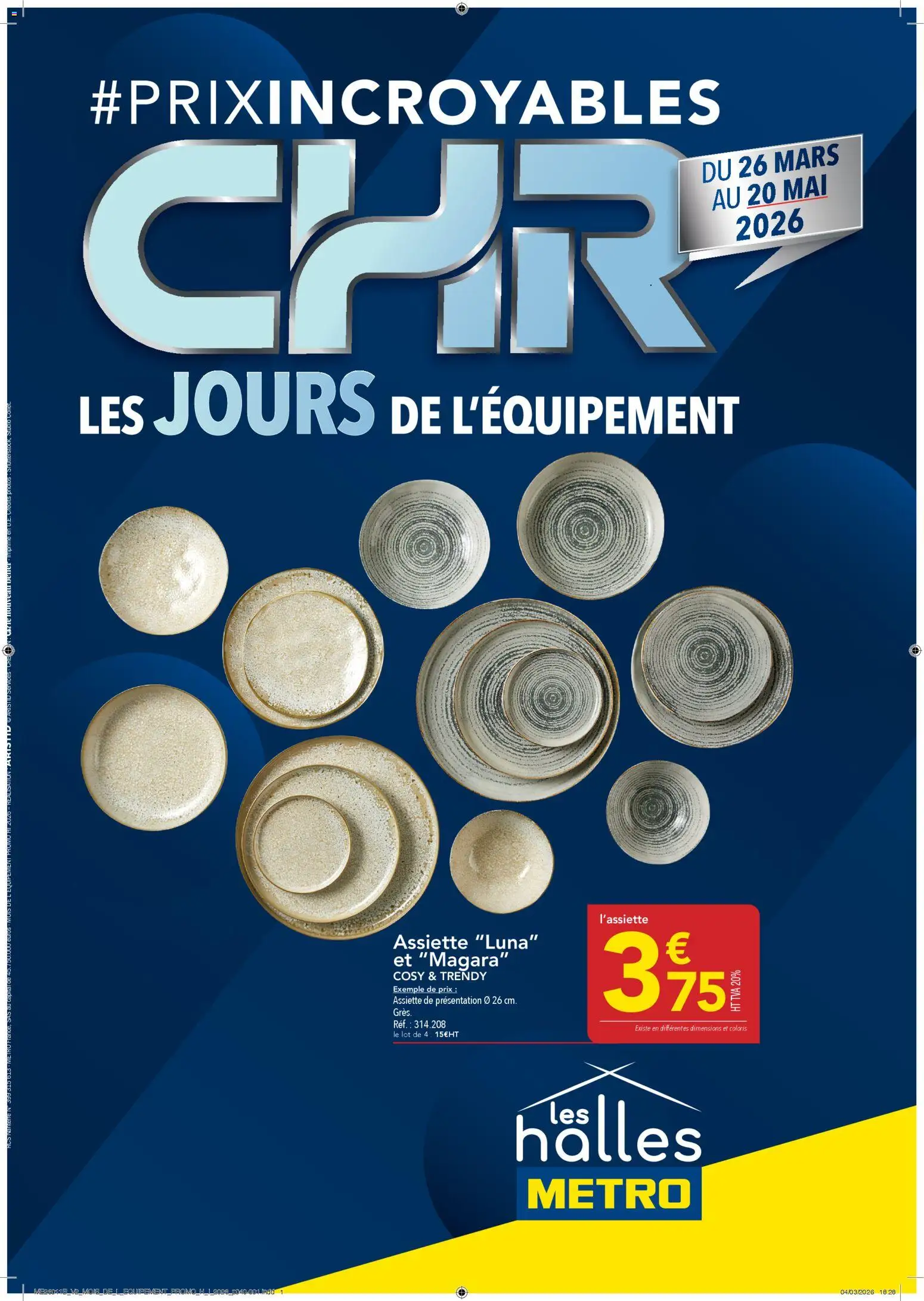 Prévisualisation de METRO Prix Incroyables CHR du magasin METRO formulaire valide 26/03/2026