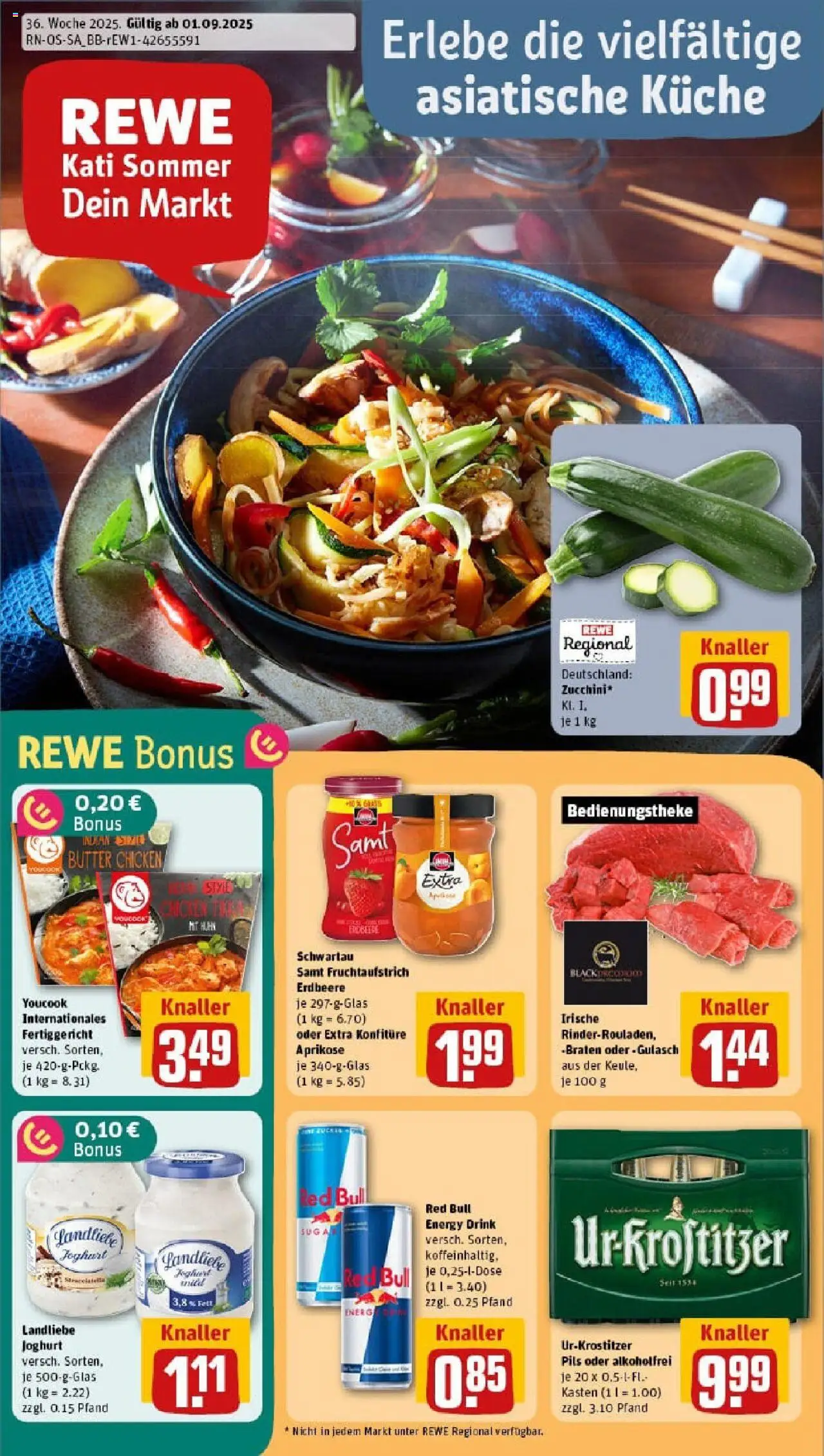 REWE Prospekt ab 01.09.2025 nächste Woche - Prospekt Magdeburg / Altstadt	