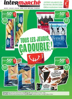 Voorbeeld van Intermarché Les offres d’avril avec la carte van winkel Intermarché geldig vanaf 01/04/2026