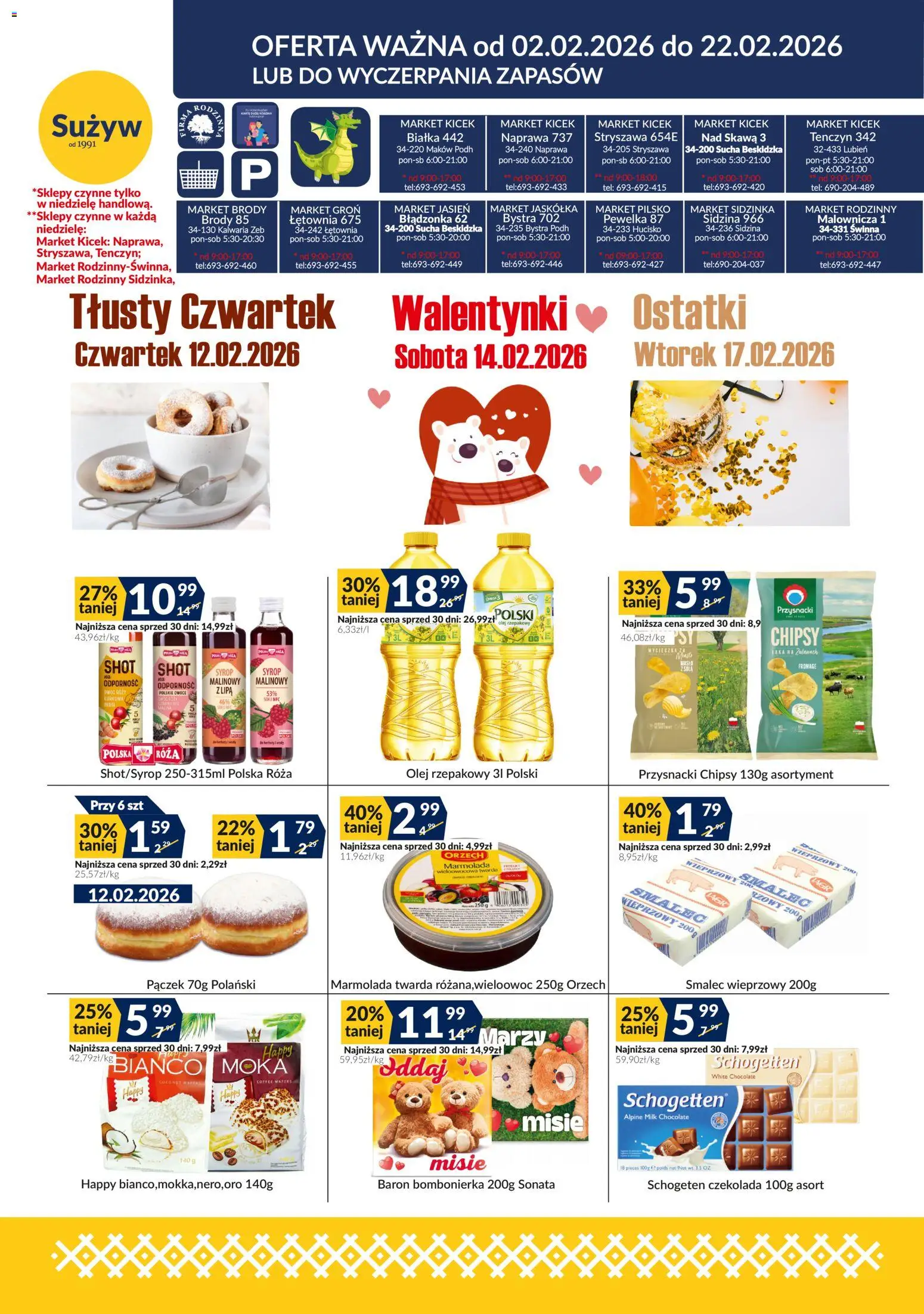 Pogląd gazetki "Gazetka" ze sklepu Sużyw ważnej od 02.02.2026