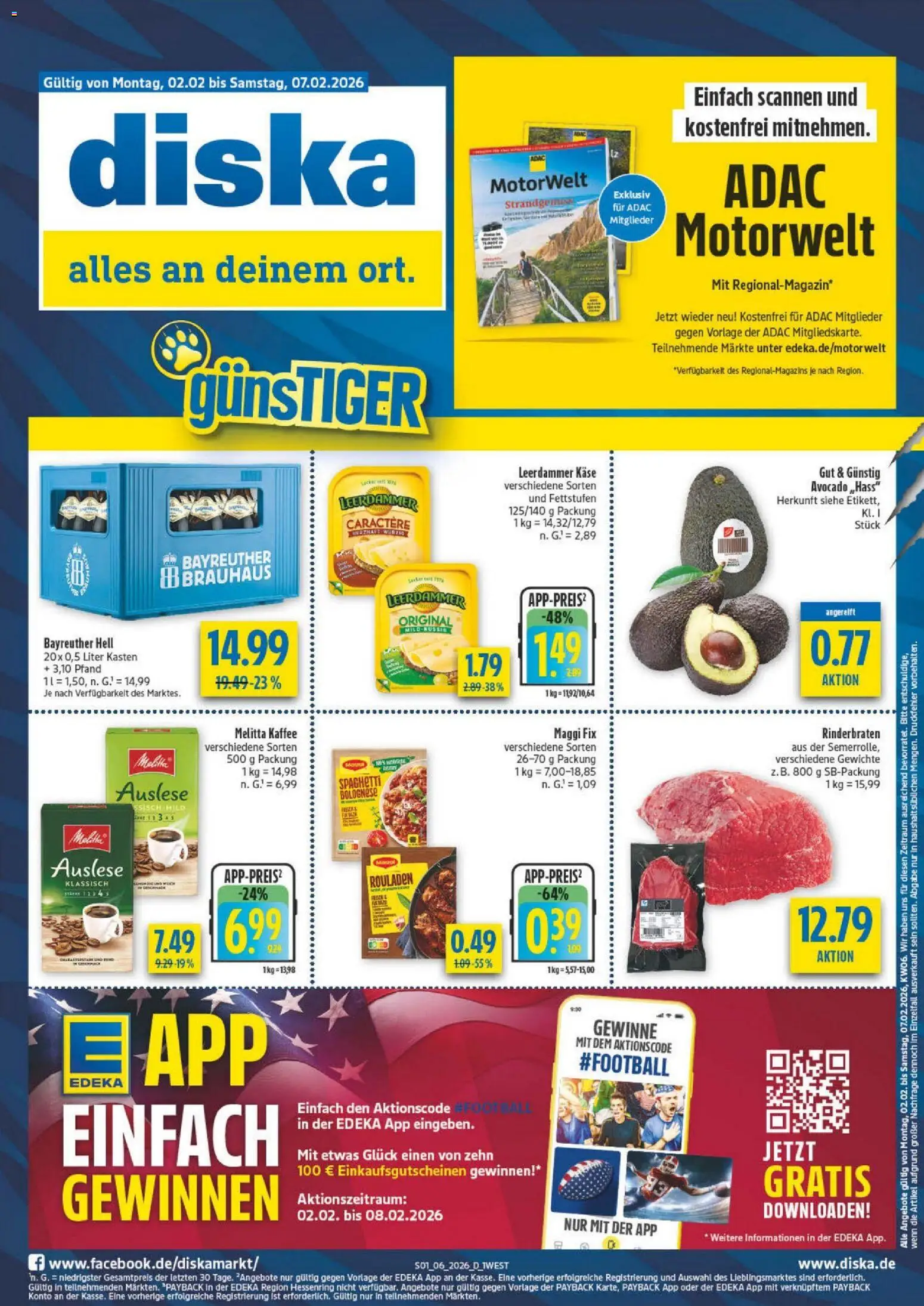 Vorschau von dem Prospekt des Geschäftes Diska, gültig ab dem 02.02.2026