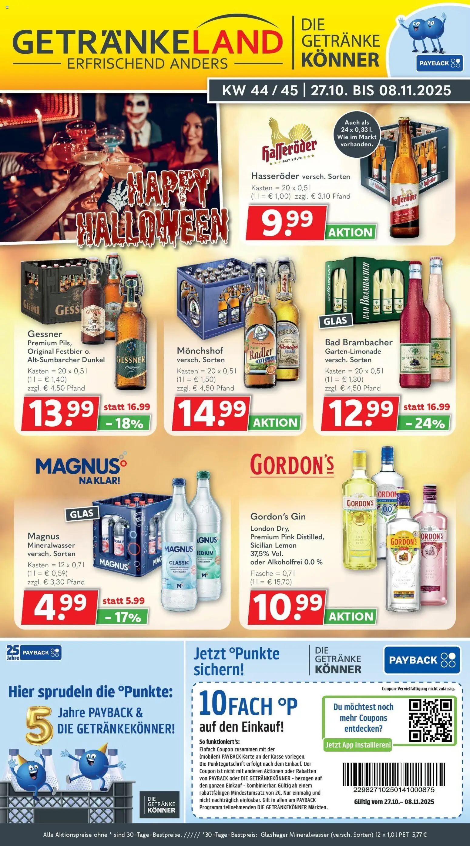 Getränkeland Getränkeland: Getränkeangebote (vom 26.10.2025 - 08.11.2025)