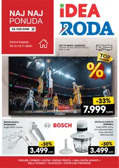 Pregled Roda kataloga - važi od 23.10.2025