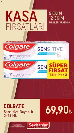 Seyhanlar Market Kasa Fırsatları 06.10.2025 - Broşürünün önizlemesi