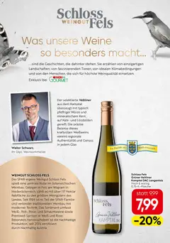 Vorschau der Angebote: SPAR Gourmet Schloss Weingut Fels Niederösterreich gültig ab 23.10.2025