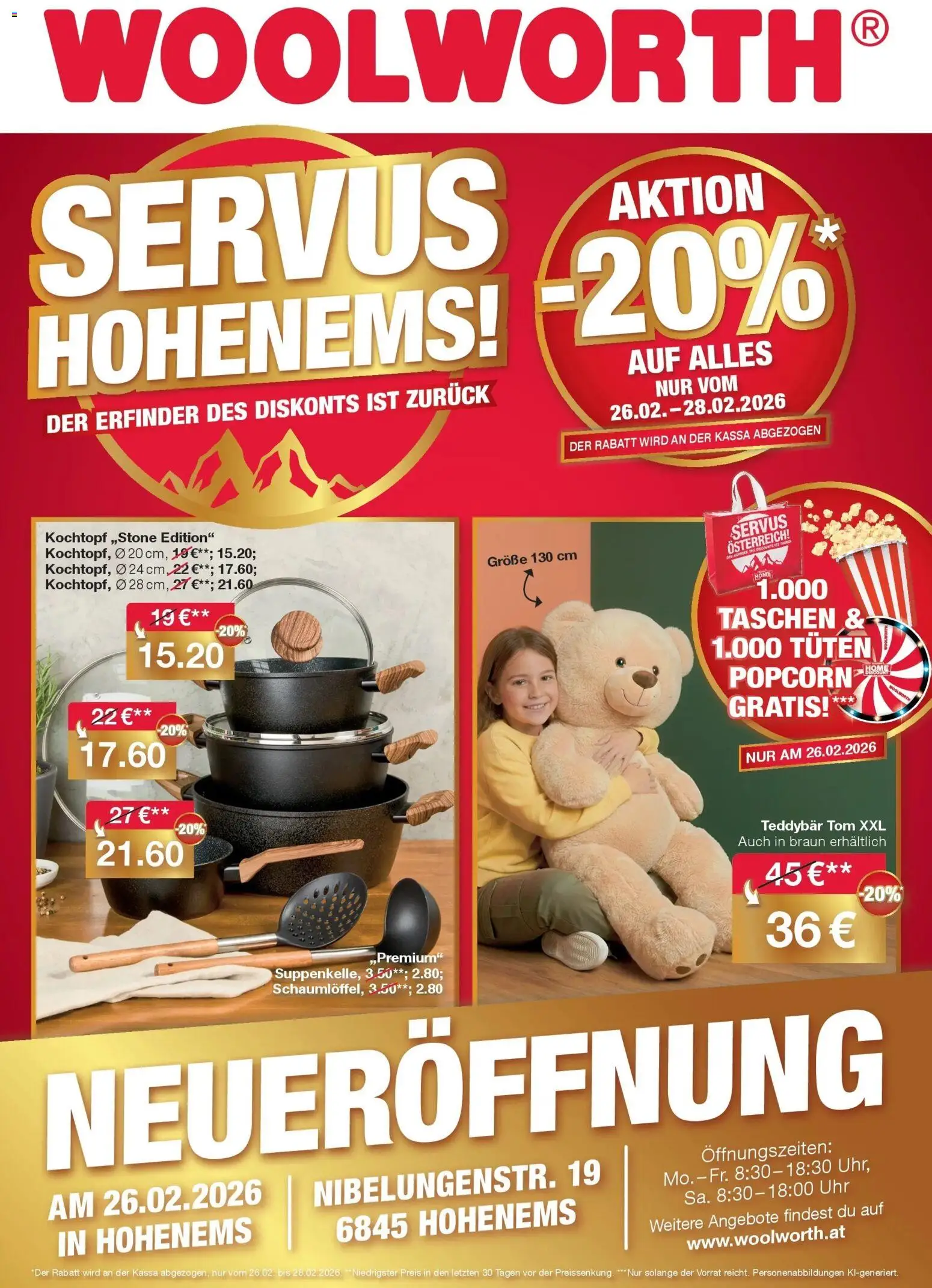 Vorschau der Angebote: Woolworth Servus Hohenems! gültig ab 26.02.2026