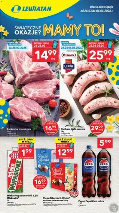 Pogląd gazetki "Lewiatan gazetka - Szczecin" ze sklepu Lewiatan ważnej od 26.03.2026
