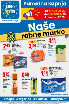 Pregled letka Katalog trgovine Eurospin vrijedi od 20.08.2025