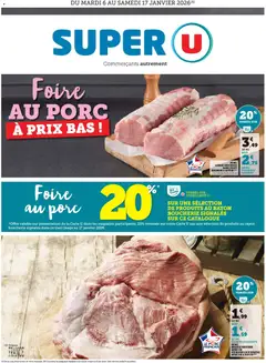 Prévisualisation de Foire au porc à prix bas du magasin Super U formulaire valide 06/01/2026