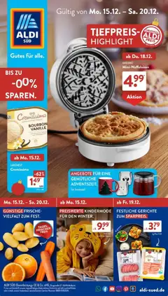 Vorschau von dem Prospekt des Geschäftes Aldi Süd, gültig ab dem 15.12.2025