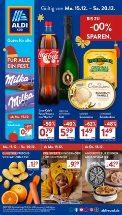 Vorschau von dem Prospekt des Geschäftes Aldi Süd, gültig ab dem 15.12.2025