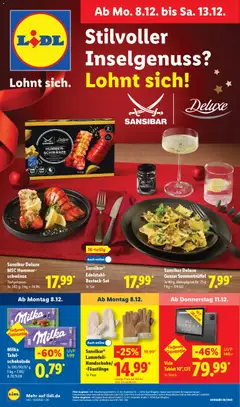 Vorschau von dem Prospekt des Geschäftes Lidl, gültig ab dem 08.12.2025