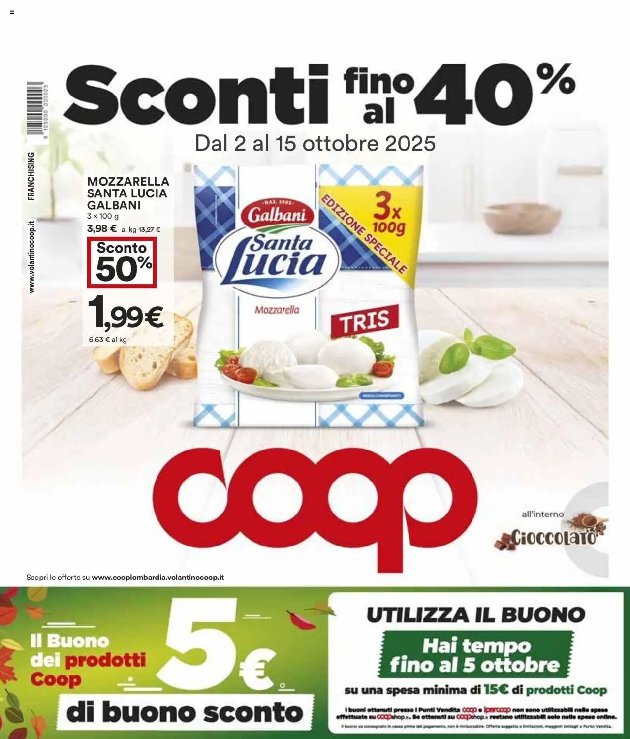 Volantino COOP valido da 02/10/2025 numero di pagina 1
