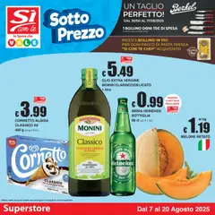 Anteprima dell'opuscolo Volantino Superstore dal negozio Sì con Te valido da 07/08/2025