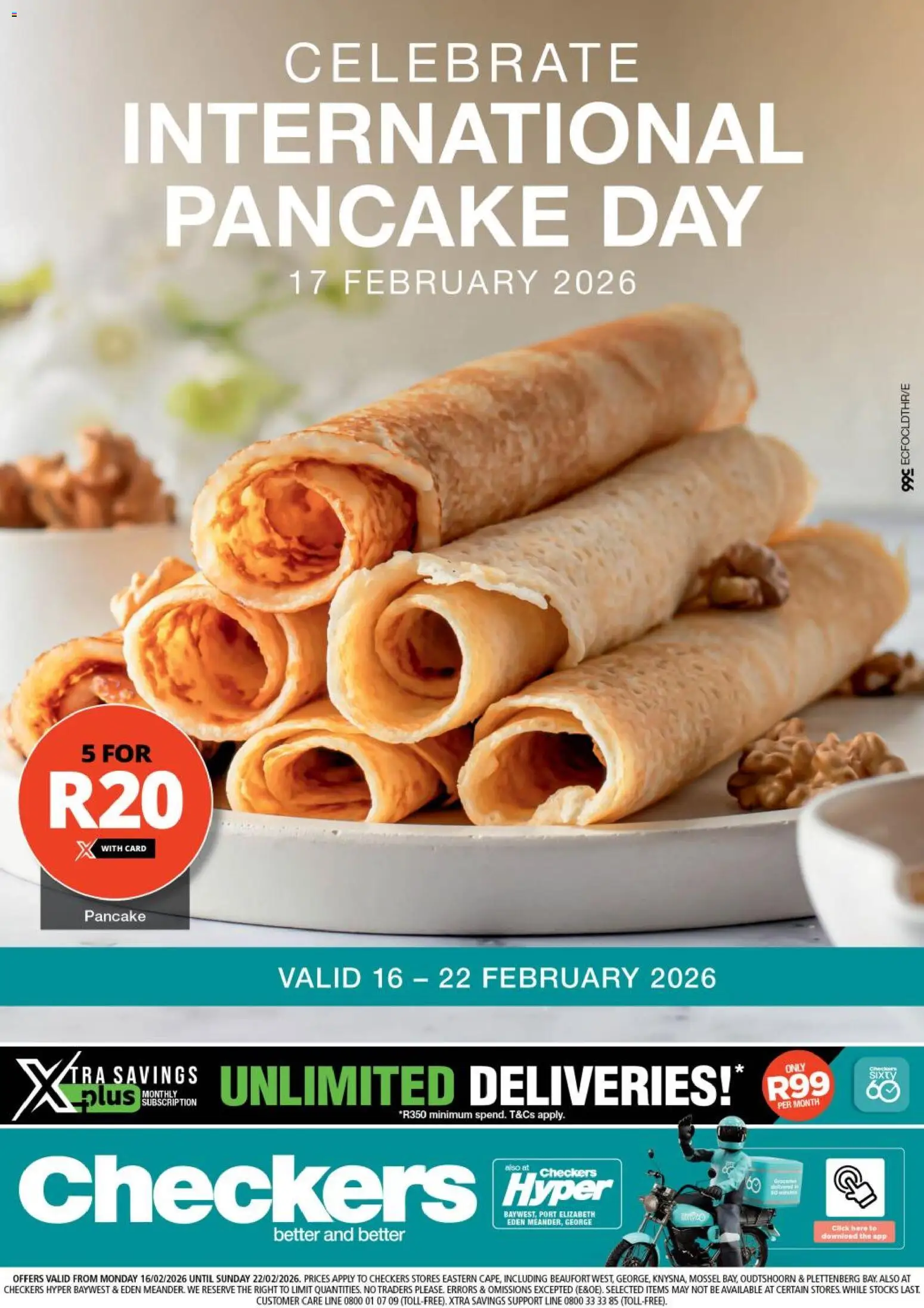 Preview of Checkers flyer valid from 16/02/2026