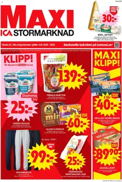 Förhandsgranska reklamblad Enköping från butik ICA Maxi gäller från 04/08/2025