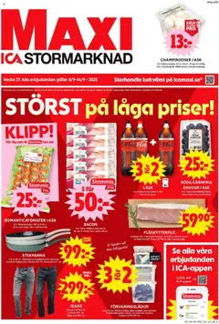 Förhandsgranska reklamblad Enköping från butik ICA Maxi gäller från 08/09/2025