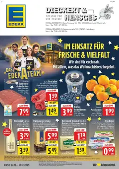 Vorschau von dem Prospekt des Geschäftes Edeka, gültig ab dem 22.12.2025